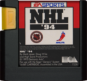 NHL '94 - Cart - Front Image