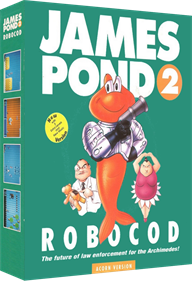 James Pond 2: RoboCod - Box - 3D Image