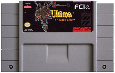 Ultima: The Black Gate - Fanart - Cart - Front Image