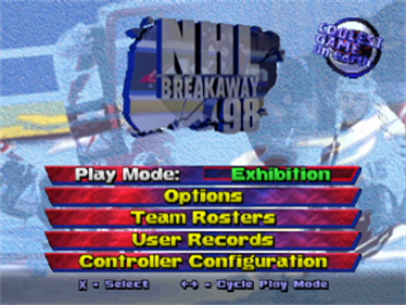 NHL Breakaway 98 - Screenshot - Game Title