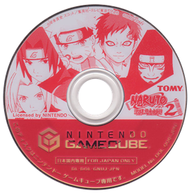 Naruto: Clash of Ninja 2 - Disc Image