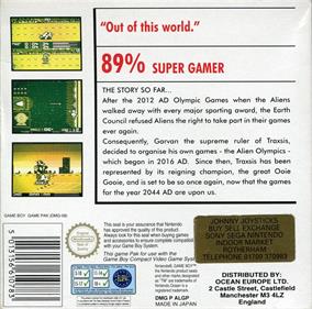 Alien Olympics - Box - Back Image