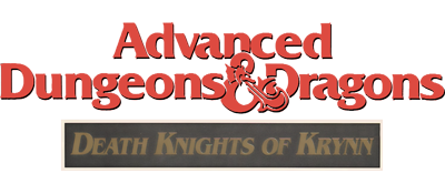 Death Knights of Krynn - Clear Logo Image