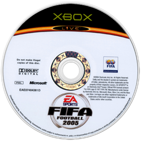 FIFA Soccer 2005  - Disc Image