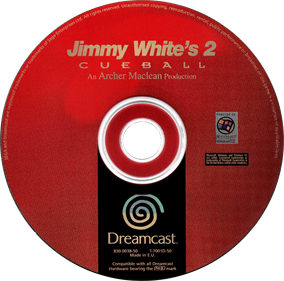 Jimmy White's 2: Cueball - Disc Image