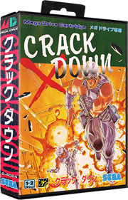 Crack Down - Box - 3D Image