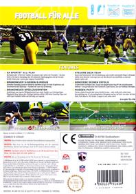 Madden NFL 09 All-Play - Box - Back Image