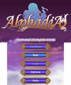 Alphadia - Screenshot - Game Title Image