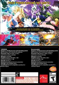 Dragon Ball FighterZ - Box - Back Image