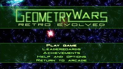 Geometry Wars: Retro Evolved - Screenshot - Game Select Image
