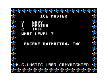 Ice Master - Screenshot - Game Title Image