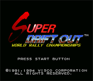 Super Drift Out - Screenshot - Game Title Image