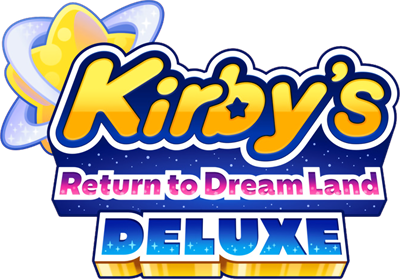 Kirby’s Return to Dream Land Deluxe - Clear Logo Image