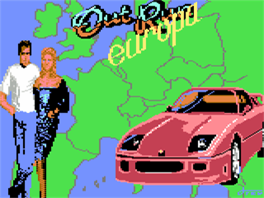 Out Run Europa - Screenshot - Game Title Image