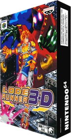 Lode Runner 3-D - Box - 3D Image