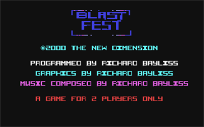 Blast Fest - Screenshot - Game Title Image