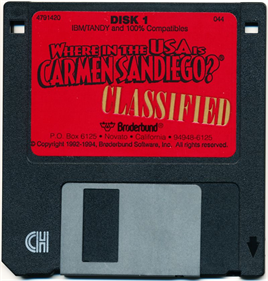 Where in the USA Is Carmen Sandiego? Deluxe - Disc Image