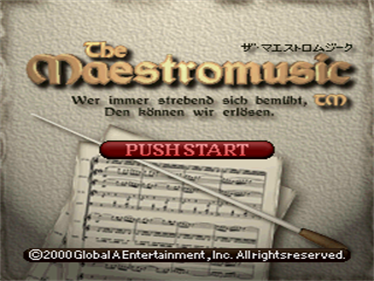 The Maestromusic - Screenshot - Game Title Image