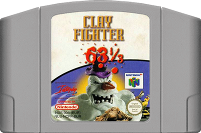 Clay Fighter 63 1/3 - Cart - Front Image