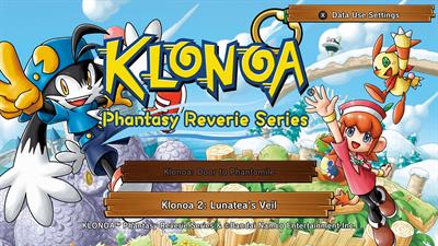 Klonoa Phantasy Reverie Series - Screenshot - Game Select Image