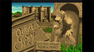 Quest for Glory I: So You Want To Be A Hero (VGA Remake) - Screenshot - Game Title Image