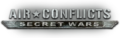 Air Conflicts: Secret Wars - Clear Logo Image