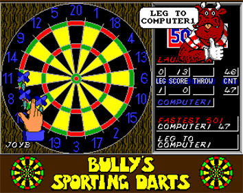 Bully's Sporting Darts - Screenshot - Game Over Image