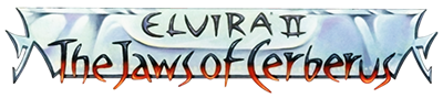 Elvira II: The Jaws of Cerberus - Clear Logo Image