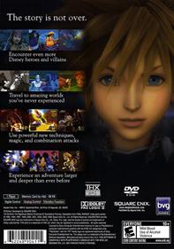 Kingdom Hearts II - Box - Back Image