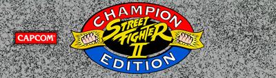 Street Fighter II': Champion Edition - Arcade - Marquee