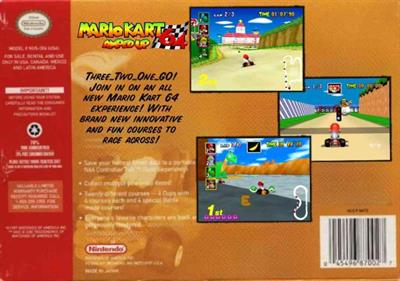 Mario Kart 64 Amped Up - Box - Back Image