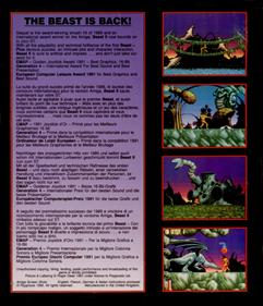 Shadow of the Beast II - Box - Back Image