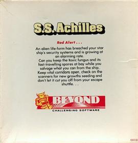 S.S. Achilles - Box - Back Image