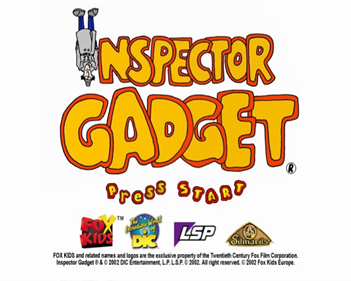 Inspector Gadget: Mad Robots Invasion - Screenshot - Game Title Image