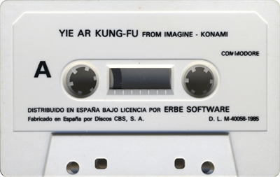 Yie Ar Kung~Fu - Cart - Front Image