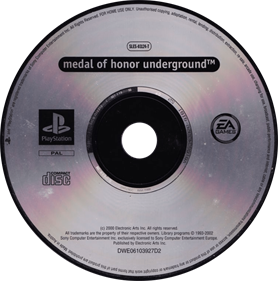 Medal of Honor & Underground Double Pack - Disc Image