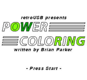 Power Coloring - Screenshot - Game Title Image
