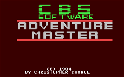 Adventure Master - Screenshot - Game Title Image