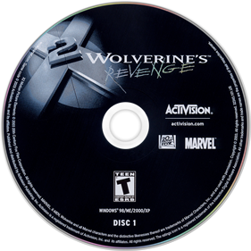 X2: Wolverine's Revenge - Disc Image