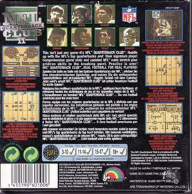 NFL Quarterback Club II - Box - Back Image