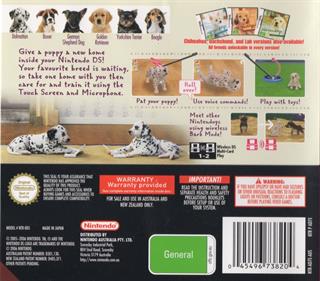 Nintendogs: Dalmatian & Friends - Box - Back Image