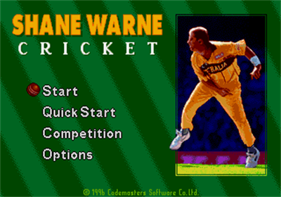 Brian Lara Cricket 96 - Screenshot - Game Title Image