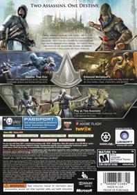 Assassin's Creed: Revelations - Box - Back Image
