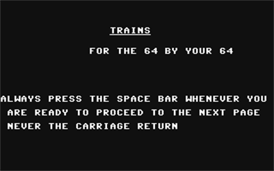 Trains (Sportscene Specialist Press) - Screenshot - Game Title Image