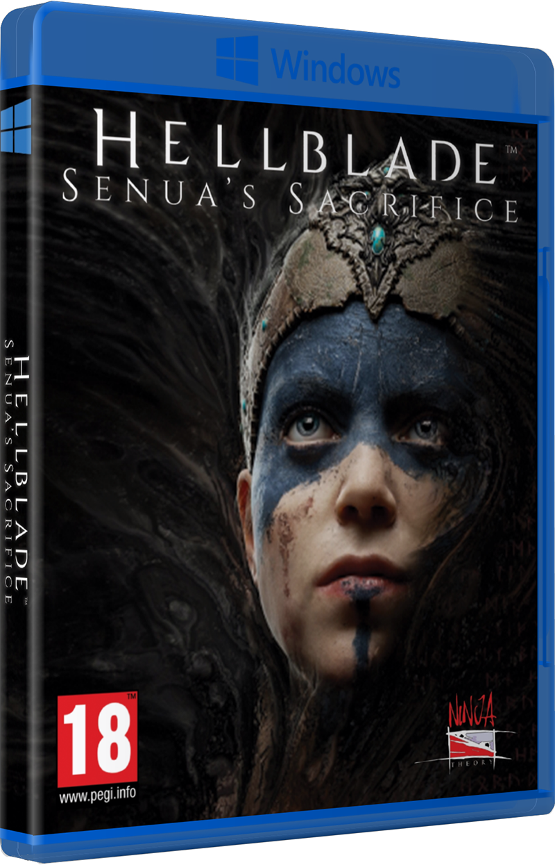 Hellblade: Senua's Sacrifice PS4 PAL Replacement Box Art Insert Inlay Cover  Only