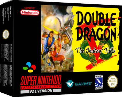 Double Dragon V the Shadow Falls Replacement Box With Inner 