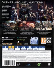 Monster Hunter: World - Box - Back Image