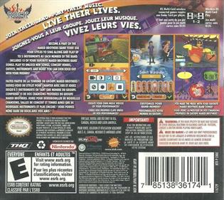 The Naked Brothers Band: The Video Game - Box - Back Image