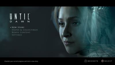 Until Dawn - Screenshot - Game Select Image