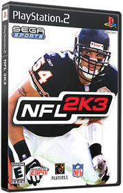 NFL 2K3 - Box - 3D Image